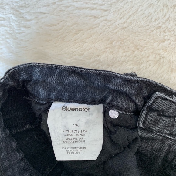 Black Distressed Skinny Jeans - Picture 4 of 4